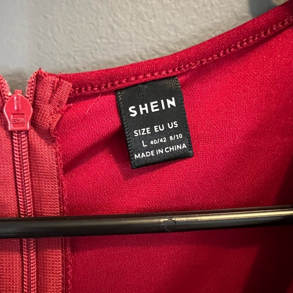 Red Cocktail Dress - Picture 3 of 3